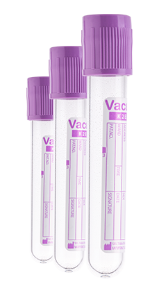 Пробірка VACUSEL з бузковою кришкою, K2EDTA, 4 мл